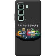 Черный чехол BoxFace Infinix Hot 50 Among Us Impostors