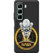 Черный чехол BoxFace Infinix Hot 50 NASA Spaceship