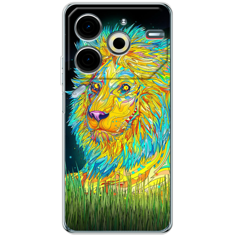 Чехол BoxFace Tecno POVA 6 Neo Moonlight Lion