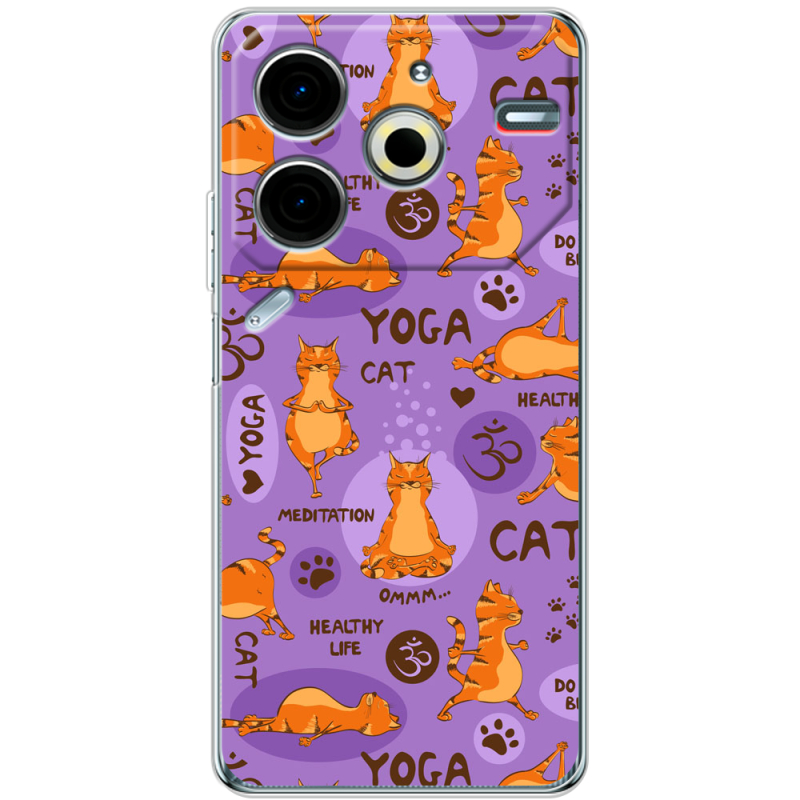 Чехол BoxFace Tecno POVA 6 Neo Yoga Cat