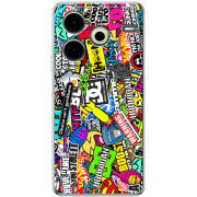 Чехол BoxFace Tecno POVA 6 Neo Multicolored Inscriptions