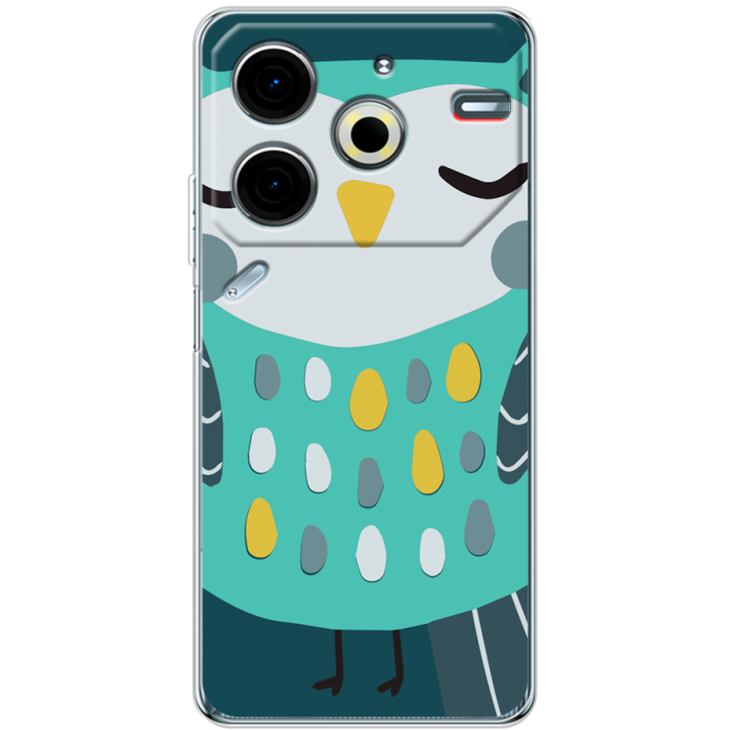 Чехол BoxFace Tecno POVA 6 Neo Green Owl