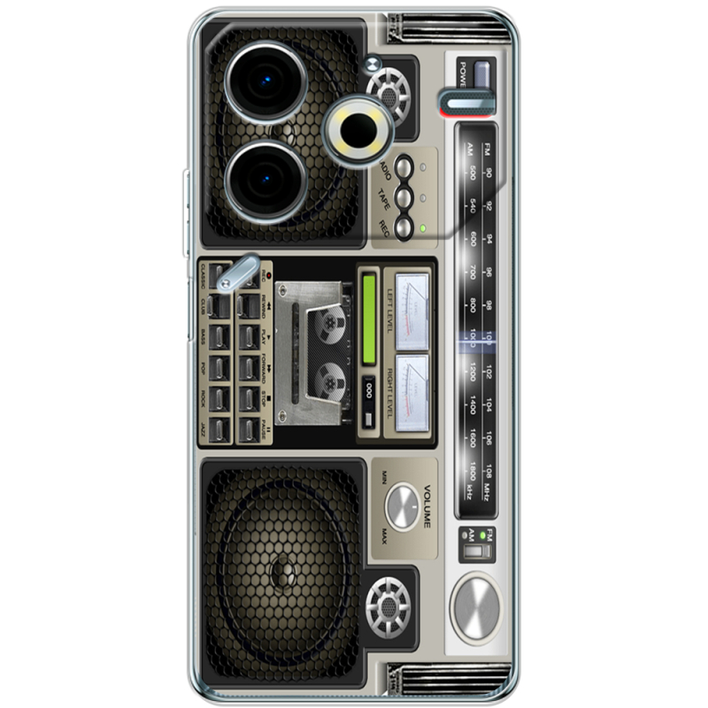 Чехол BoxFace Tecno POVA 6 Neo Old Boombox