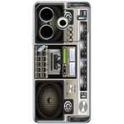 Чехол BoxFace Tecno POVA 6 Neo Old Boombox