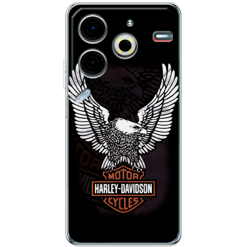 Чехол BoxFace Tecno POVA 6 Neo Harley Davidson and eagle