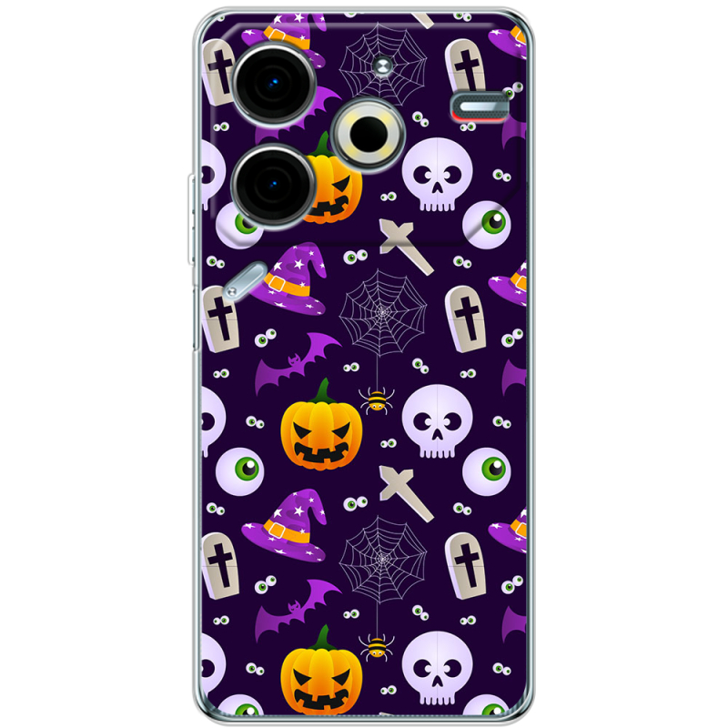 Чехол BoxFace Tecno POVA 6 Neo Halloween Purple Mood