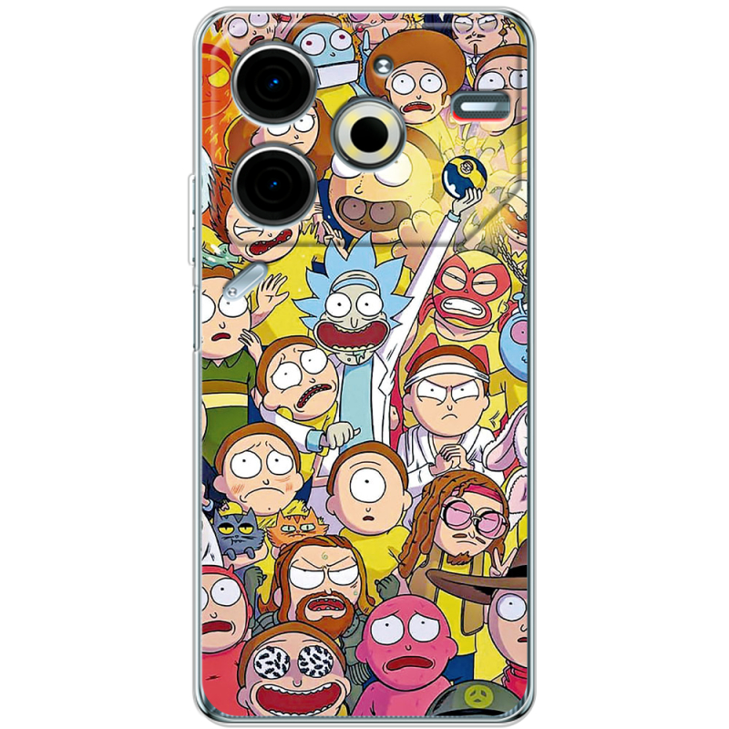 Чехол BoxFace Tecno POVA 6 Neo Rick and Morty