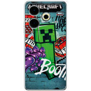 Чехол BoxFace Tecno POVA 6 Neo Minecraft Graffiti