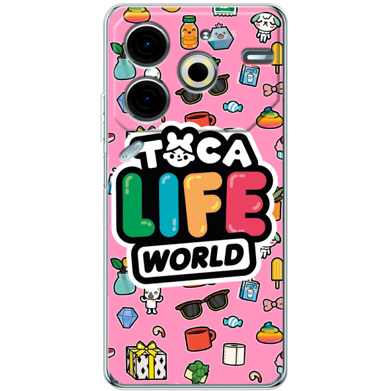 Чехол BoxFace Tecno POVA 6 Neo Toca Boca Life World