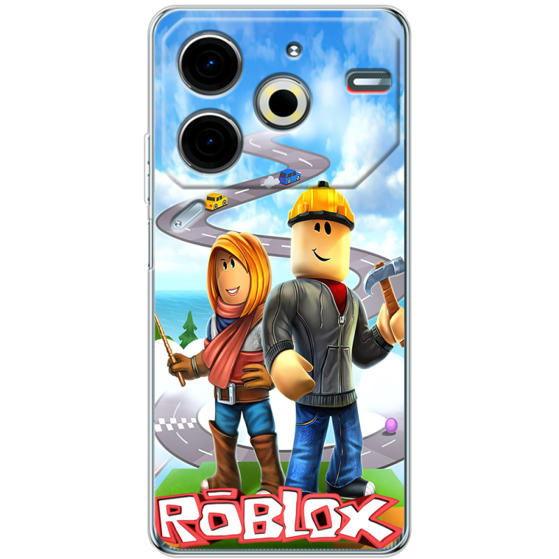 Чехол BoxFace Tecno POVA 6 Neo Roblox Білдерман