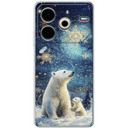 Чехол BoxFace Tecno POVA 6 Neo Північні ведмеді