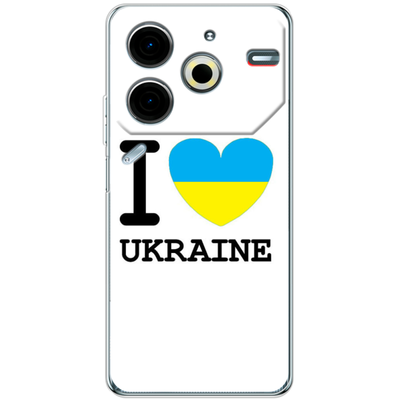 Чехол BoxFace Tecno POVA 6 Neo I love Ukraine