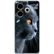 Чехол BoxFace Tecno POVA 6 Neo English cat