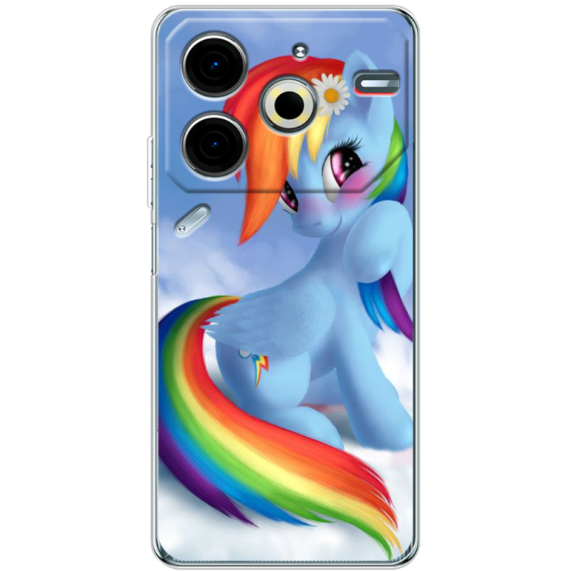 Чехол BoxFace Tecno POVA 6 Neo My Little Pony Rainbow Dash