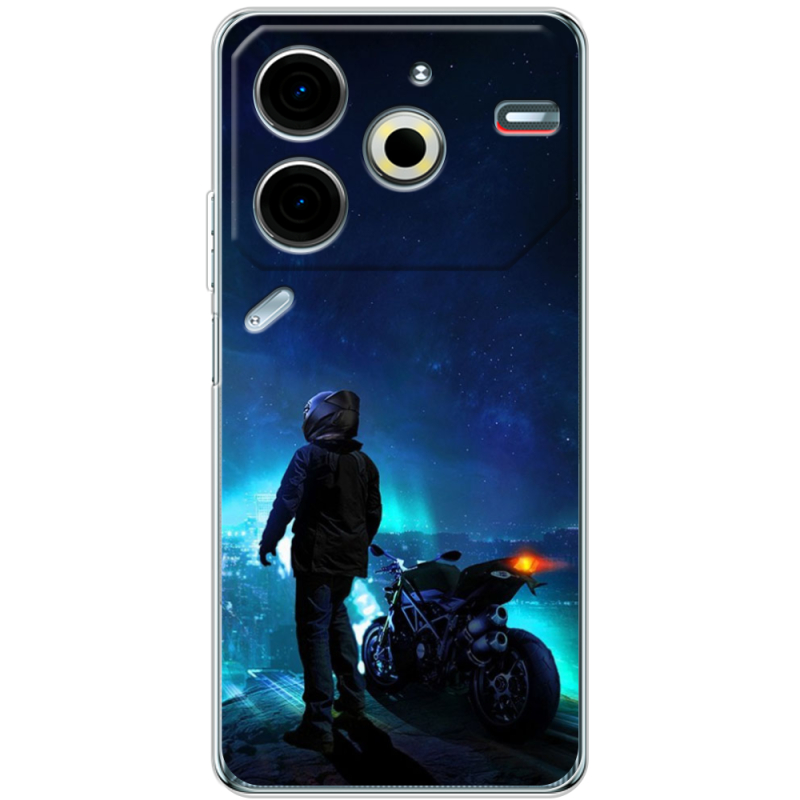 Чехол BoxFace Tecno POVA 6 Neo Motorcyclist