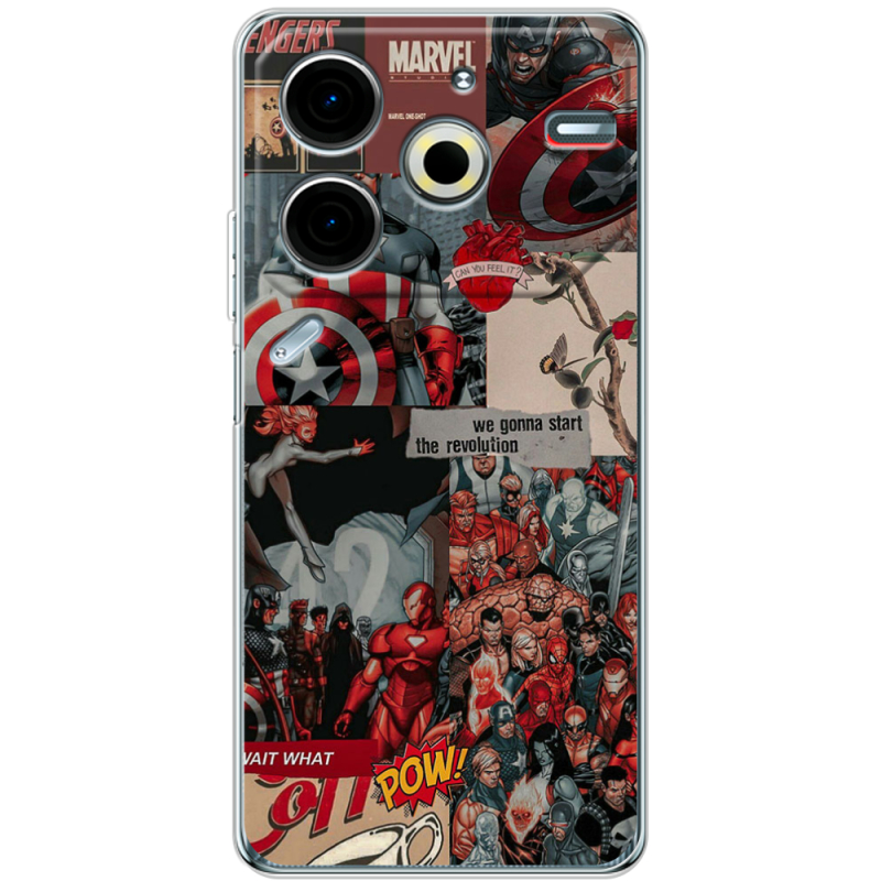 Чехол BoxFace Tecno POVA 6 Neo Marvel Avengers