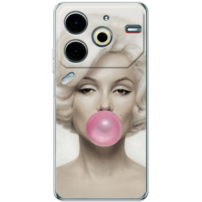 Чехол BoxFace Tecno POVA 6 Neo Marilyn Monroe Bubble Gum