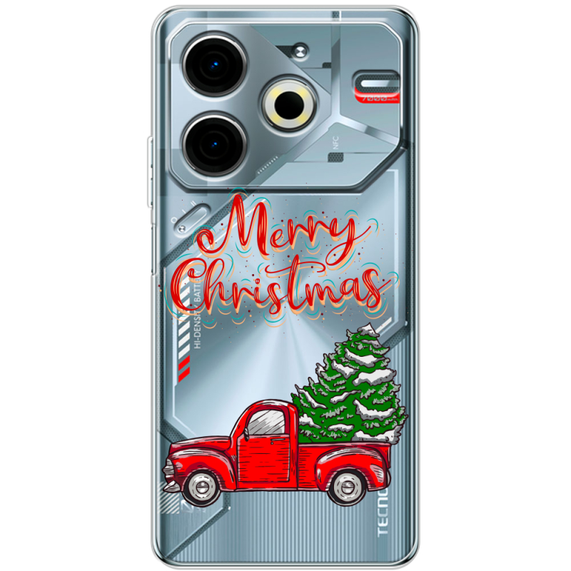 Прозрачный чехол BoxFace Tecno POVA 6 Neo Holiday Car