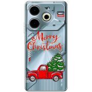 Прозрачный чехол BoxFace Tecno POVA 6 Neo Holiday Car