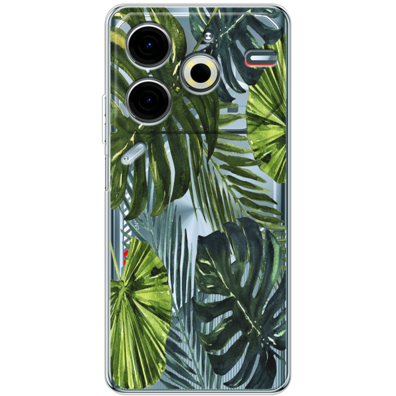 Прозрачный чехол BoxFace Tecno POVA 6 Neo Palm Tree