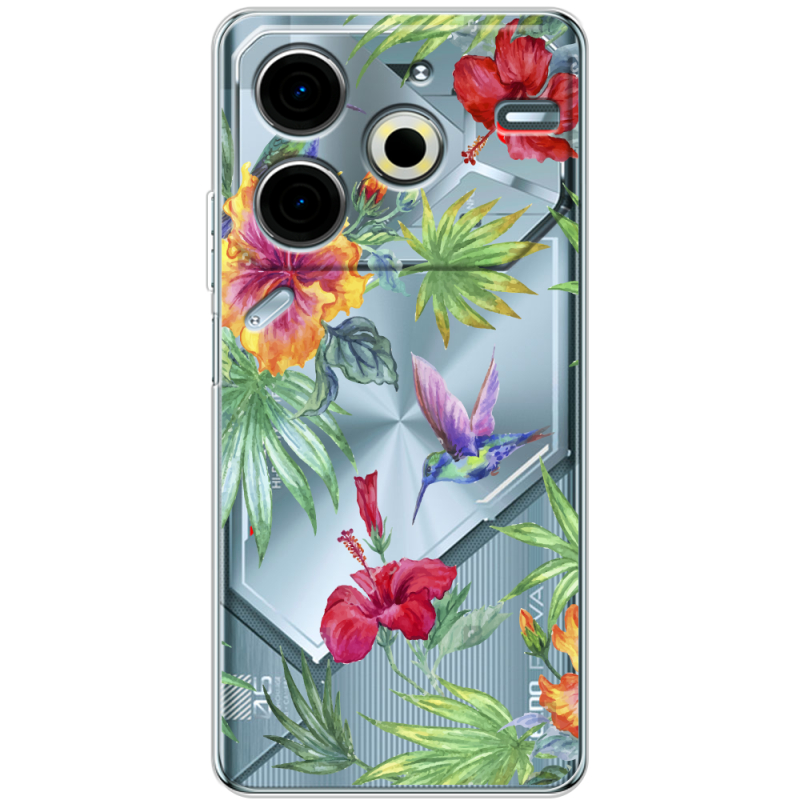 Прозрачный чехол BoxFace Tecno POVA 6 Neo Tropical