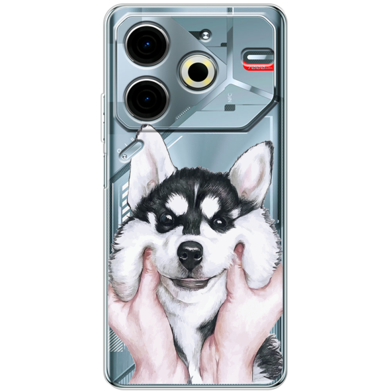 Прозрачный чехол BoxFace Tecno POVA 6 Neo Husky