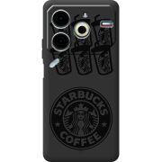 Черный чехол BoxFace Tecno POVA 6 Neo Black Coffee