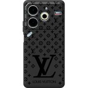 Черный чехол BoxFace Tecno POVA 6 Neo LV Style