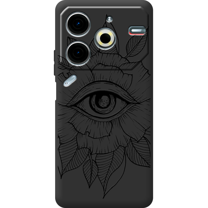 Черный чехол BoxFace Tecno POVA 6 Neo Eye