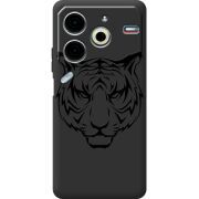 Черный чехол BoxFace Tecno POVA 6 Neo Tiger