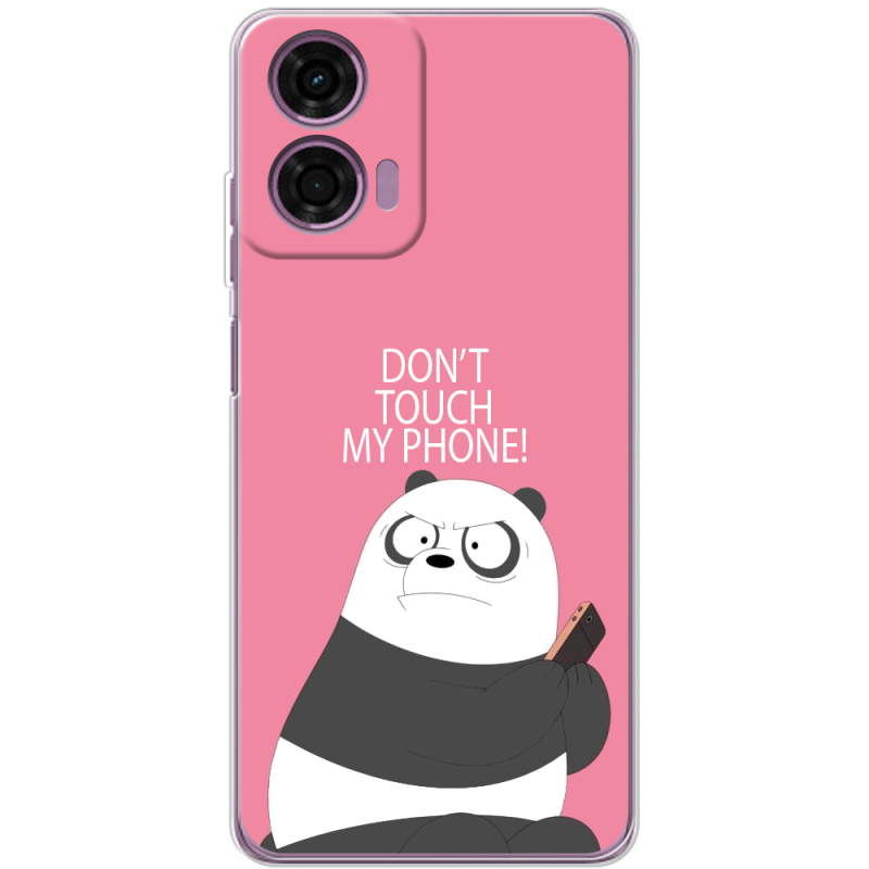 Чехол BoxFace Motorola E14 Dont Touch My Phone Panda