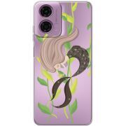 Прозрачный чехол BoxFace Motorola E14 Cute Mermaid