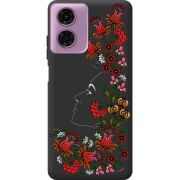 Черный чехол BoxFace Motorola E14 3D Ukrainian Muse