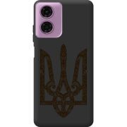 Черный чехол BoxFace Motorola E14 Ukrainian Trident