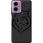 Черный чехол BoxFace Motorola E14 Wolf