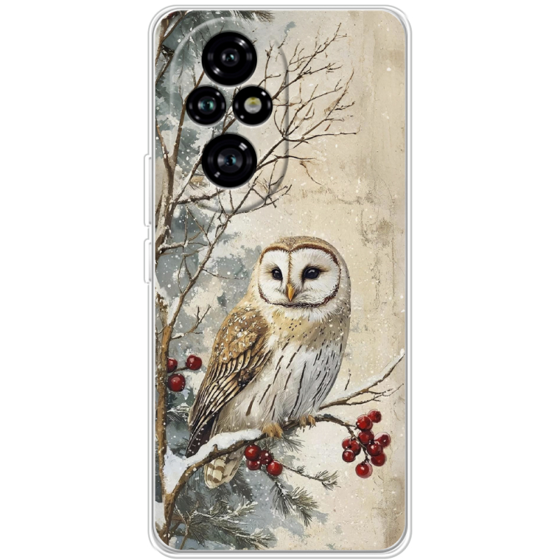 Чохол BoxFace Honor 200 Christmas Owl
