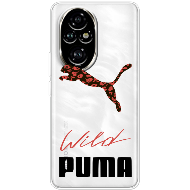 Прозорий чохол BoxFace Honor 200 Wild Cat