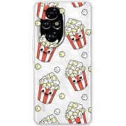 Прозорий чохол BoxFace Honor 200 с 3D-глазками Popcorn