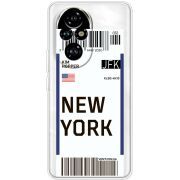 Прозорий чохол BoxFace Honor 200 Ticket New York