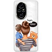 Прозорий чохол BoxFace Honor 200 Super Mama and Son