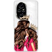 Прозорий чохол BoxFace Honor 200 Queen and Princess