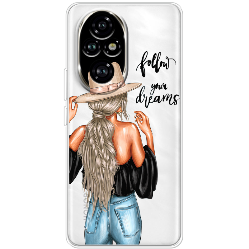 Прозорий чохол BoxFace Honor 200 Follow Your Dreams