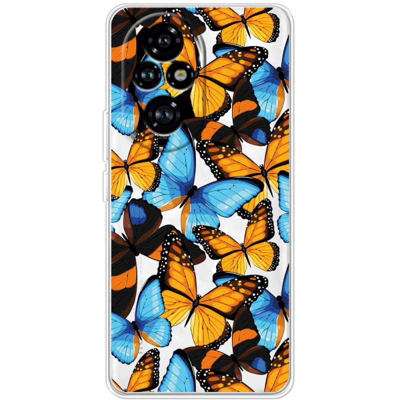 Прозорий чохол BoxFace Honor 200 Butterfly Morpho
