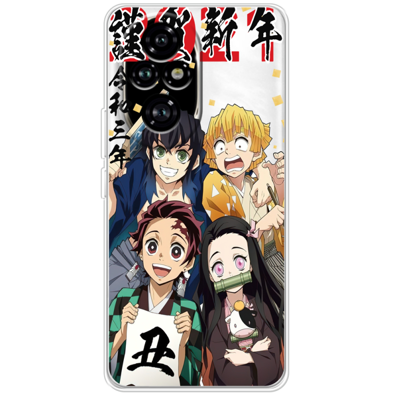 Прозорий чохол BoxFace Honor 200 Незуко та друзі