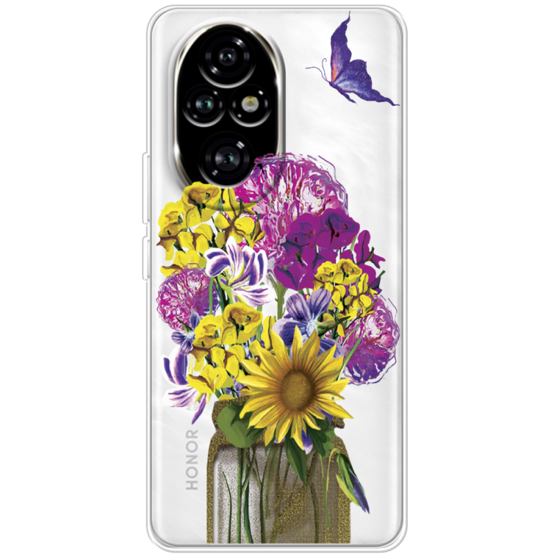Прозорий чохол BoxFace Honor 200 My Bouquet