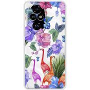 Прозорий чохол BoxFace Honor 200 Flamingo