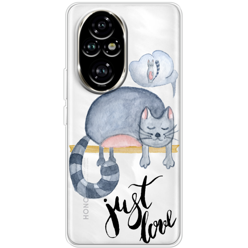 Прозорий чохол BoxFace Honor 200 Just Love