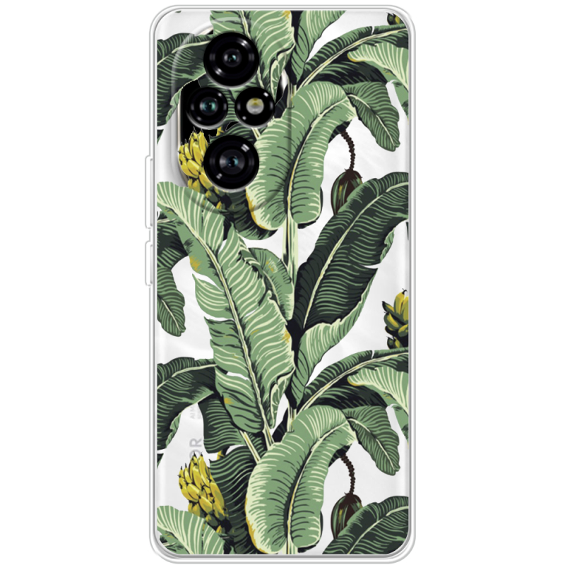 Прозорий чохол BoxFace Honor 200 Banana Leaves