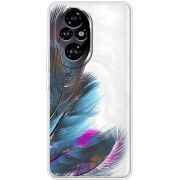 Прозорий чохол BoxFace Honor 200 Feathers