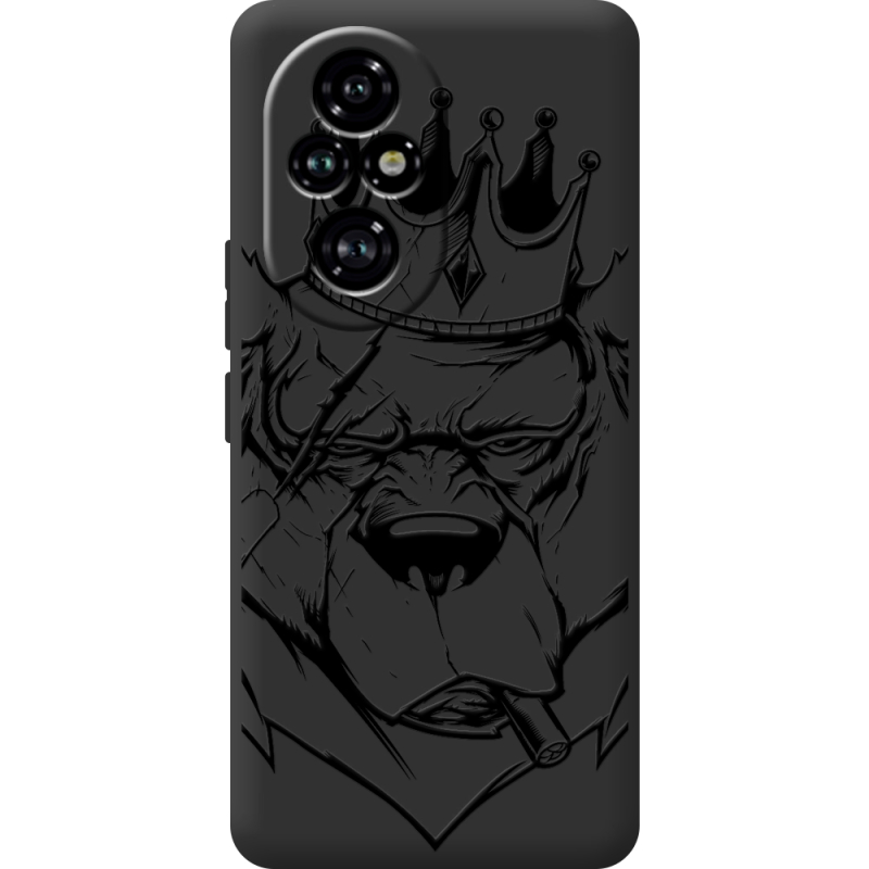 Чорний чохол BoxFace Honor 200 Bear King